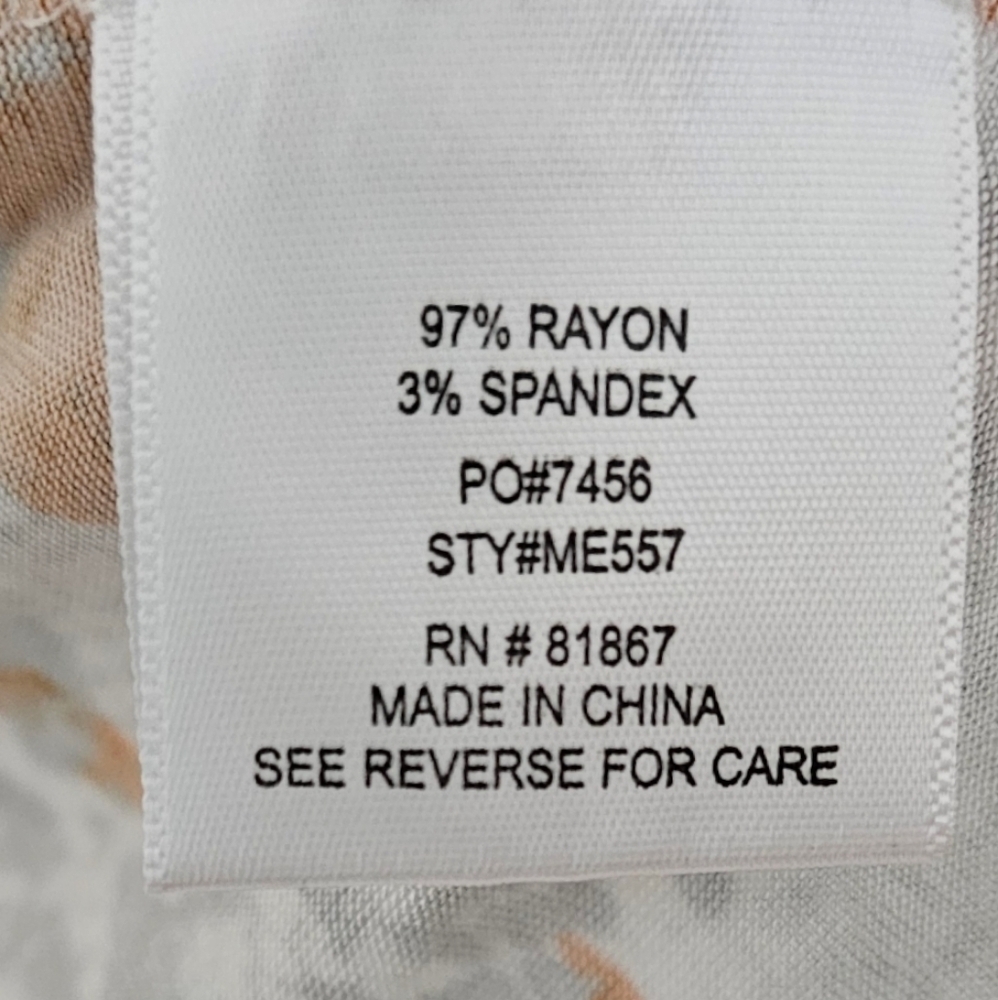 Olivia Sky - NEW Women's Unique Snakeskin Print V-Neck Drawstring Top - Picture 4 of 9